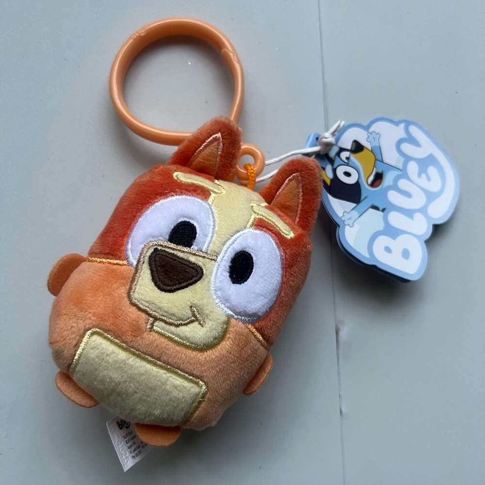 Bluey 4.5" Inch Mini Plush Backpack Clip
Toy, Bingo